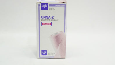Medline NONUNNA4 Unna-Z,  Zinc Paste Bandage 4 inch x 10 Yd Dressing
